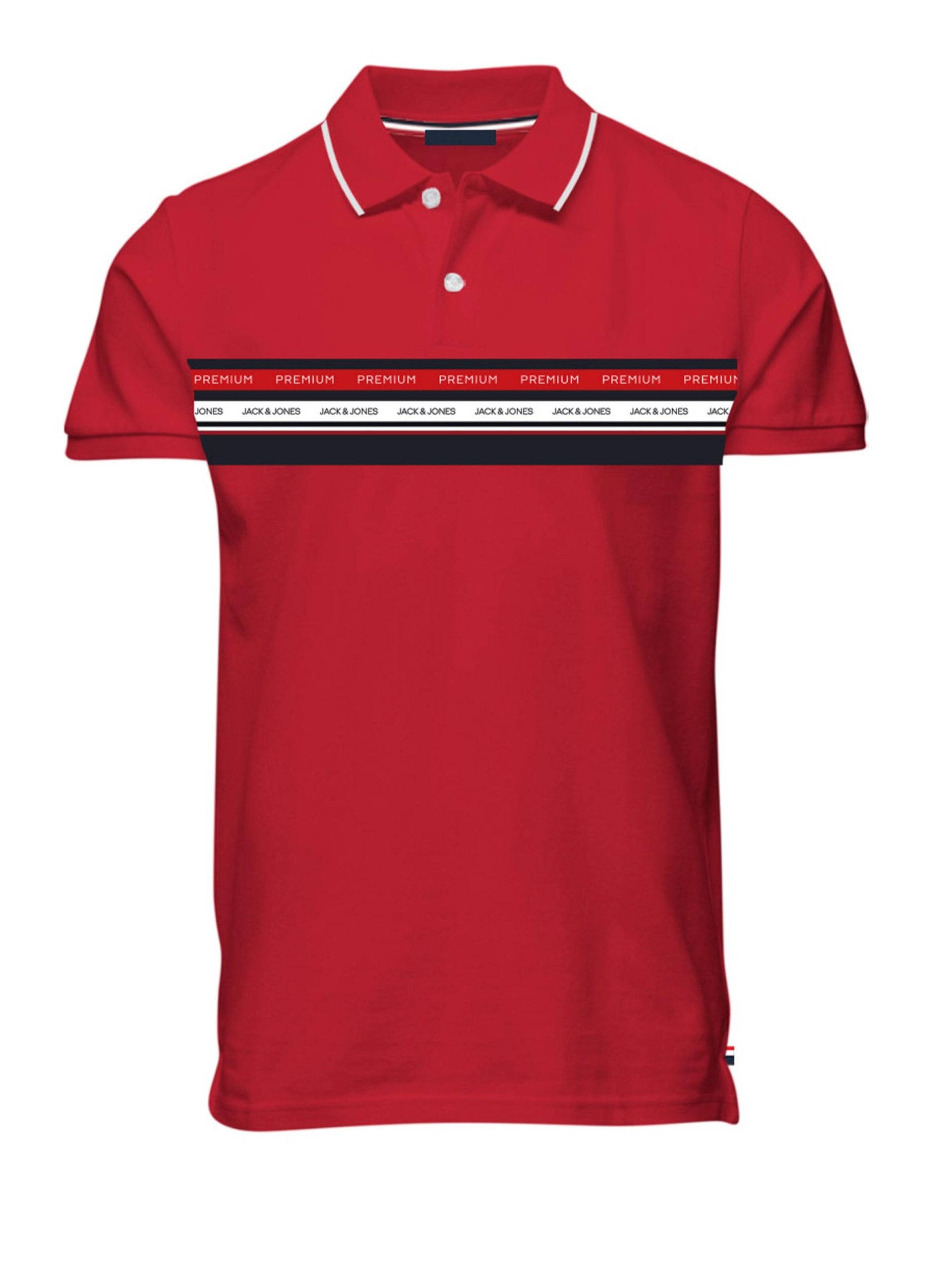 Camiseta 'Willow' JACK & JONES en Rojo 9199635