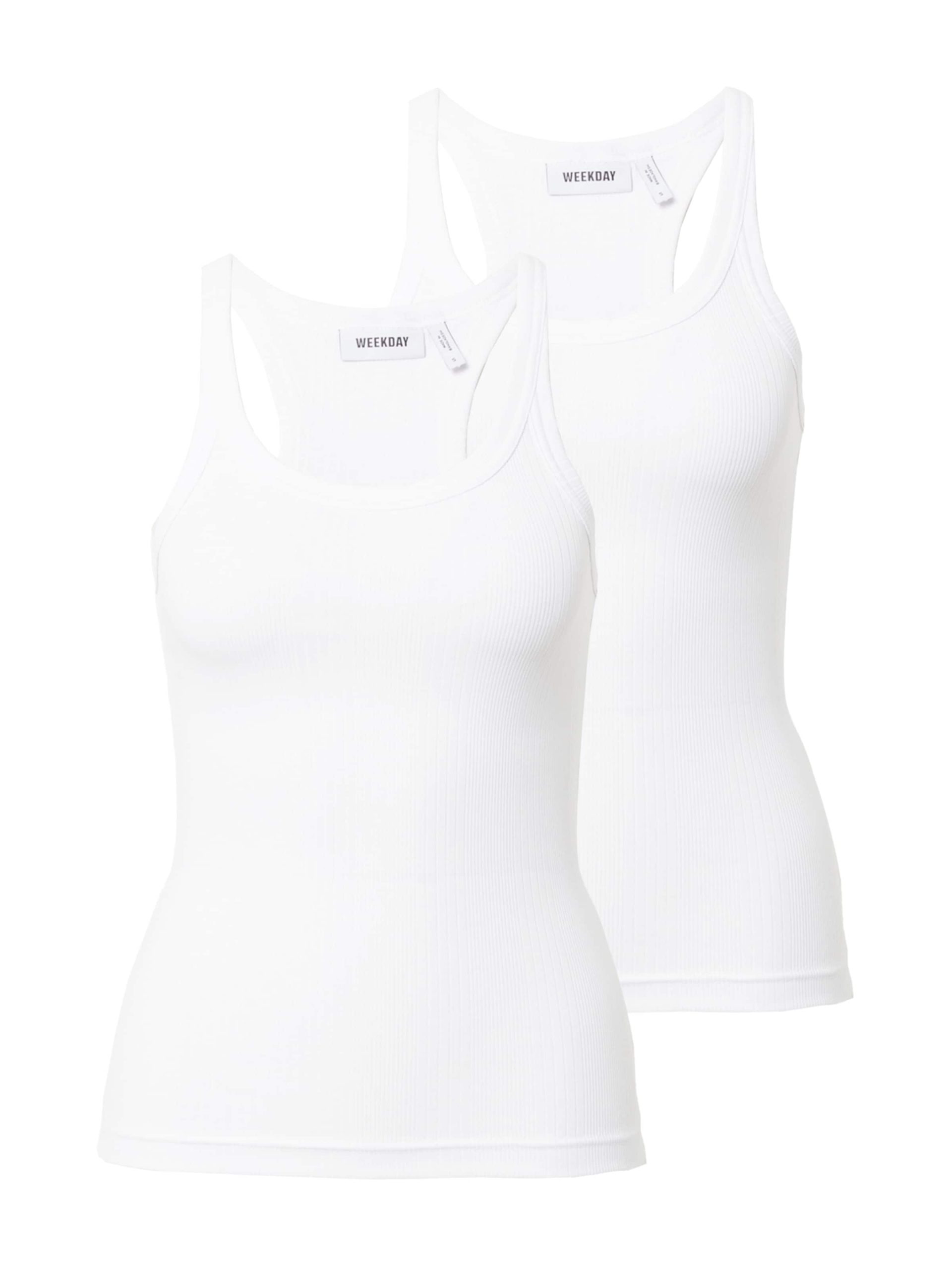 Top WEEKDAY en Blanco 9194522 Oferta