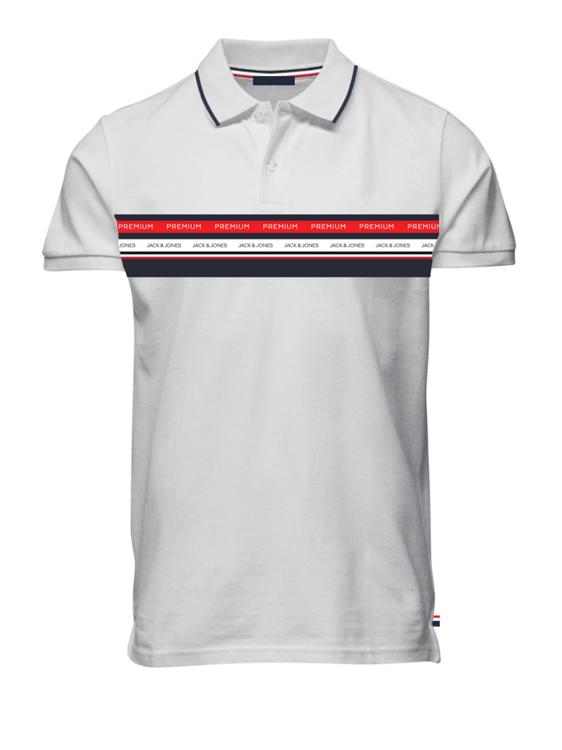 Camiseta 'Willow' JACK & JONES en Blanco 9199630